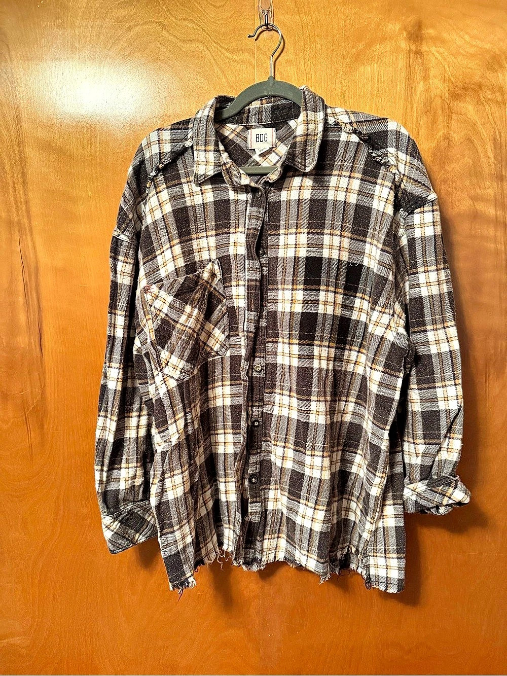 BDG Plaid Button-Down Shirt